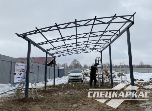 Навес для машины односкатного типа №47 - фото 1423